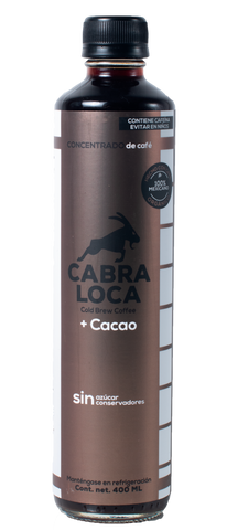 Concentrado Cabra Loca Cold Brew 400ml + Cacao
